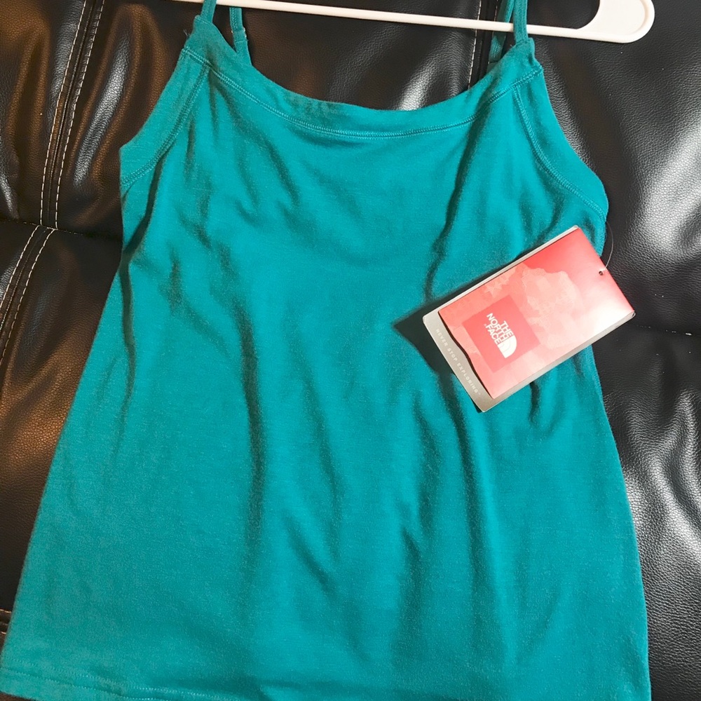Turquoise ‘The North Face’ Thick Cami Tank!